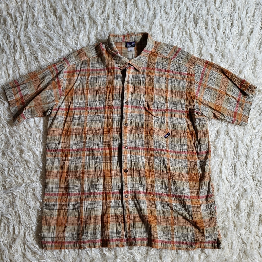 Patagonia Mens Organic Cotton Short Sleeve Shirt Size XXL